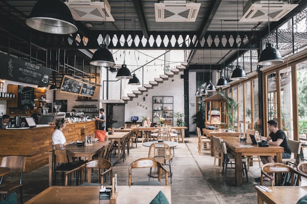Romantische Atmosphäre im Restaurant